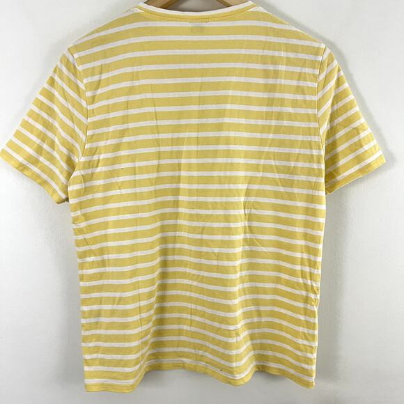 Kule Short Sleeve Tee Shirt Yellow White Women Size Small - Picture 2 of 9